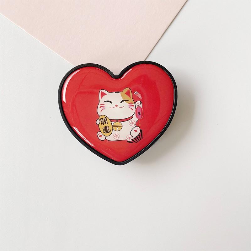 

Airbag Bracket Ins Creative Cartoon Strawberry Bear Dropper Glue Lazy Desktop Telescopic Phone Buckle Wholesale