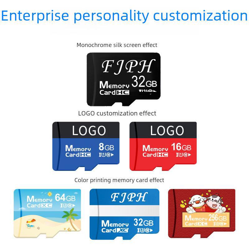 High-Speed Memory Card Pack: 64GB Driving Recorder, 32GB Mobile Phone Storage, and 4GB/8GB Camera TF Card