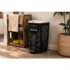 Pedal Bin - Chic Bin Style - 42.5 L - Black &; Motif Coffee - KIS