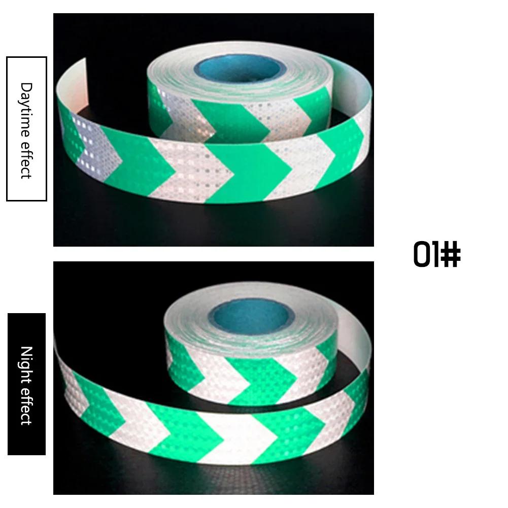 5Mx300CM Safety Mark Reflective Tape Stickers Car-Styling Self Adhesive Warning Tape Automobiles Motorcycle Reflective Film