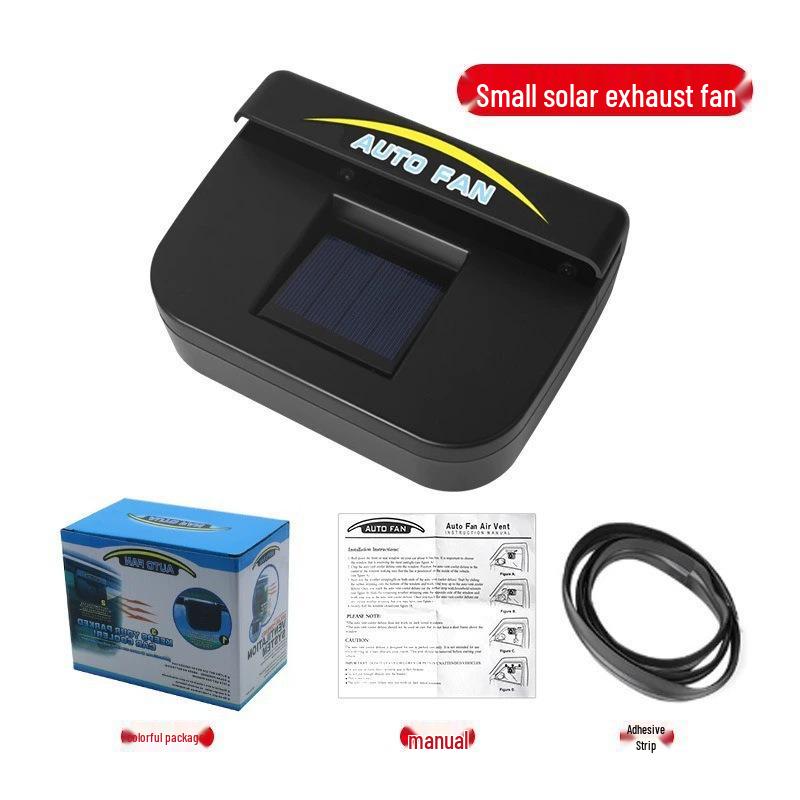 Solar Car Ventilation and Cooling Exhaust Fan