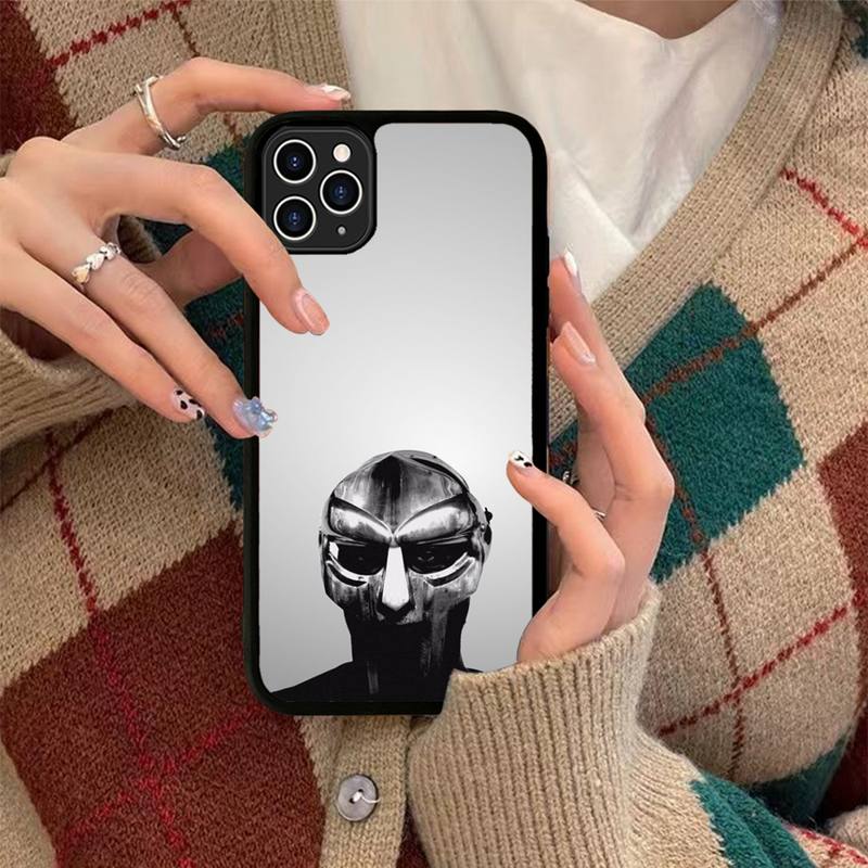 Custodia per Telefono MF Doom in Silicone PC+TPU per iPhone 11 12 13 Pro Max 8 7 6 Plus X SE XR Hard Fundas