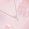 New Butterfly Necklace, Women's Inlaid Pendant Necklace, Women's Light Luxury, Niche, High-end Collarbone Chain