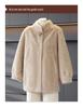 Mid-Length Fur-Lined Winter Coat for Women 50+ – Warm Mink Velvet Jacket