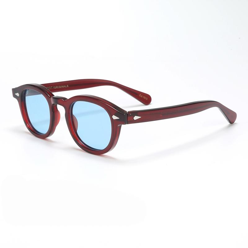 Retro Polarized Sunglasses Men Women Unisex Acetate Frame Johnny Depp Lemtosh Brand Designer Style Sun Glasses For Male Oculos