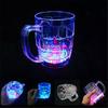 Boccale da Birra Luminoso e Calice da Vino Glitterato - Accessorio Creativo per Festa di Capodanno 2021
