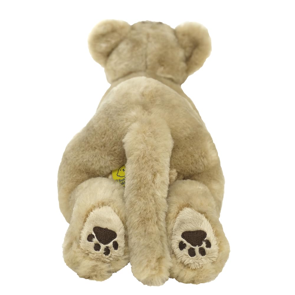 Sun Lemon Knee Lion Baby Stuffed Toy Animal Lion 17x43.5x18cm P-8882
