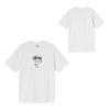 Camiseta de Algodón Streetwear para Hombre y Mujer Corte Holgado Manga Corta Camiseta Gráfica Casual Unisex Cuello Redondo