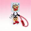 Crayon Shin-chan 3D Keychain & Lanyard: White Bag Charm Gift for Friends