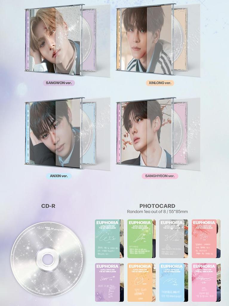 ALPHA DRIVE ONE DAS 1. MINI-ALBUM - EUPHORIA (JEWEL CASE ver.)