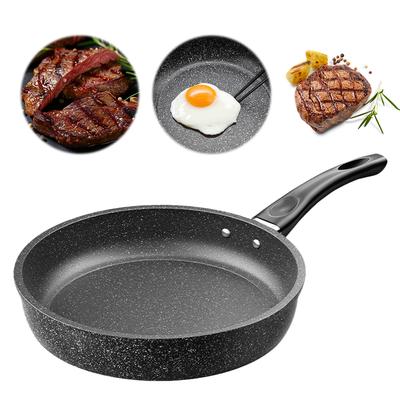 Patelnia do omletów 22/24/26/28cm Nieprzywierająca Patelnia do smażenia Patelnia Szefa Kuchni z Kamienia Maifan Patelnia do Gotowania Patelnia do Omletów Kompatybilna z Indukcją