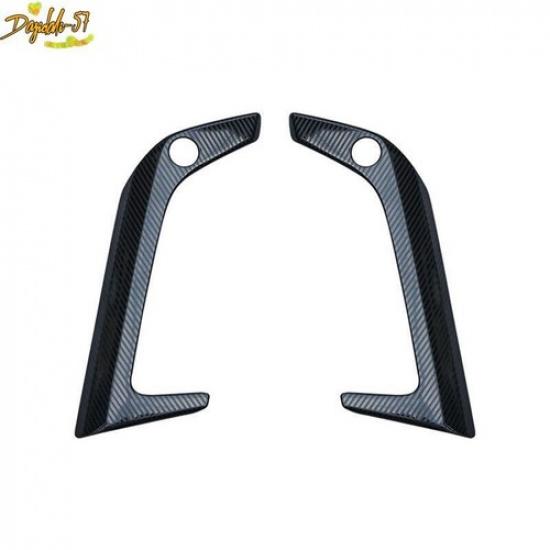 For Lexus RX500h -2024 Front Fog Light Lamp Steel Carbon Fiber Cover Trim