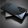 Schwarzes Kristall minimalistisches Design schwarzes Glas Handyhülle geeignet für Samsung GalaxyS26 S25 S24 S22 S21 S20FE/Ultra/Plus sturzsicher