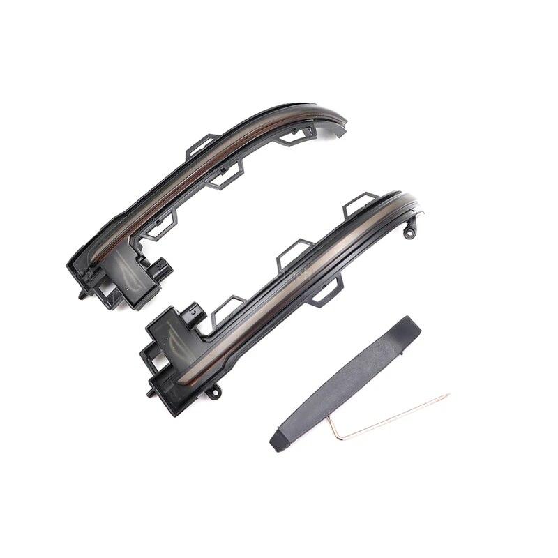 2PCS LED Dynamic Turn Signal Light Mirror Indicator Blinker Lamp for BMW X3 F25 X4 F26 X5 F15 X6 F16 2014-2018