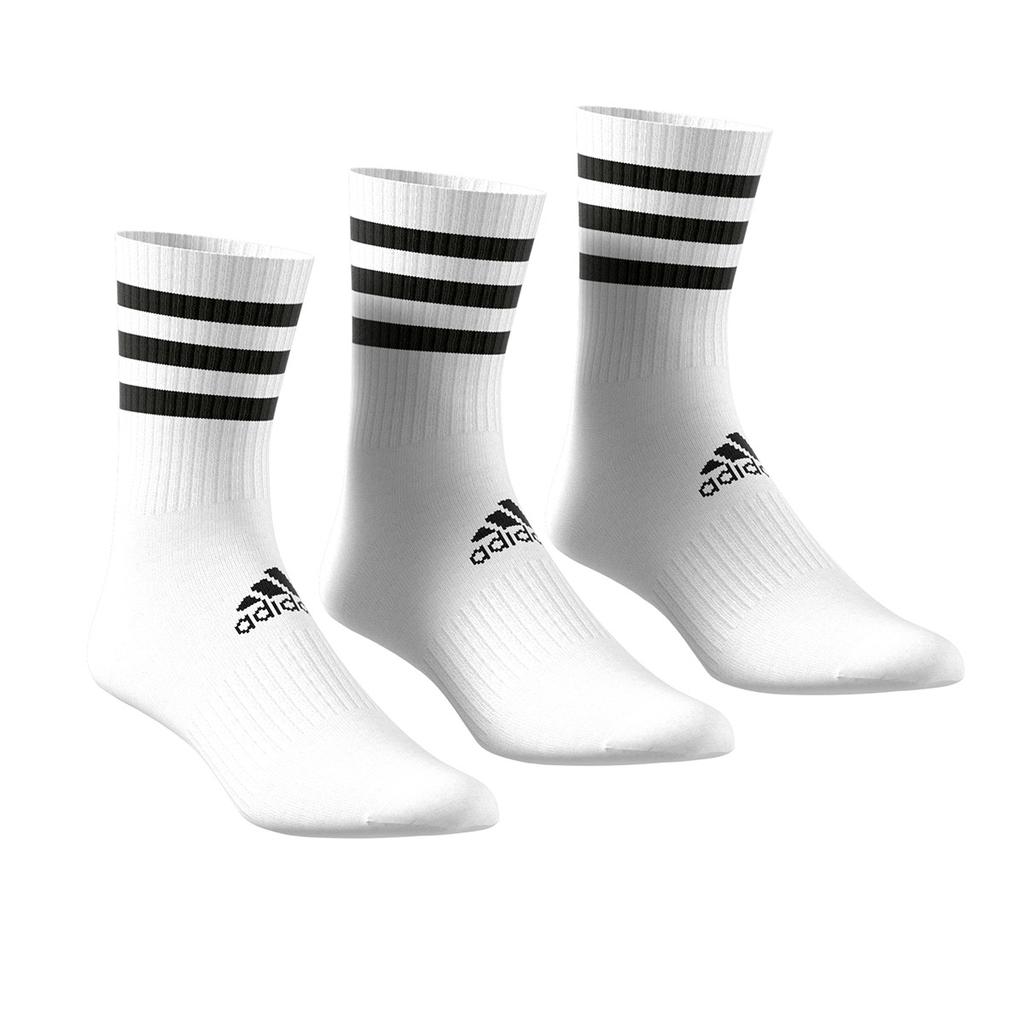 Adidas Three Line Cushion Crew 3p Dz9346 White White White