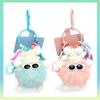 Cute Gifts Lovers Elf Rex Rabbit Hair Fashion Diy Couples Keychain Kawaii Phone Lanyard