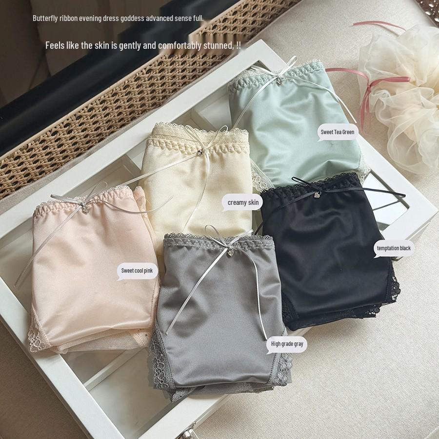 Sweet & Alluring Lace Panties - Comfortable, Pure, Sexy, Antibacterial Modal Mesh Design for Women.