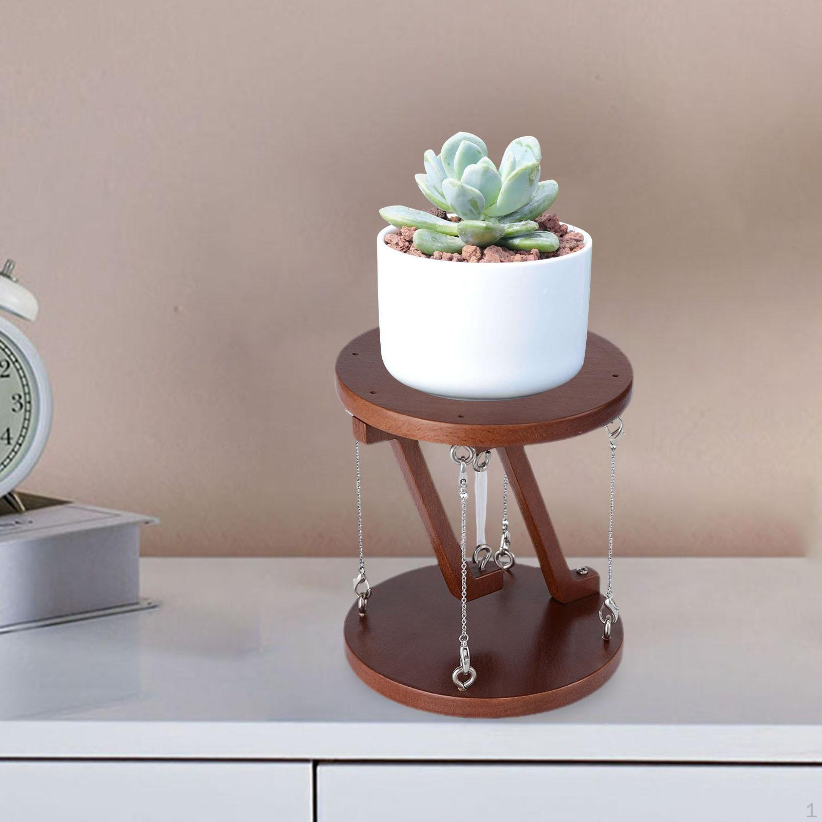 

Инновационная настольная подставка для динамиков Tensegrity — улучшите качество прослушивания! темно-коричневого