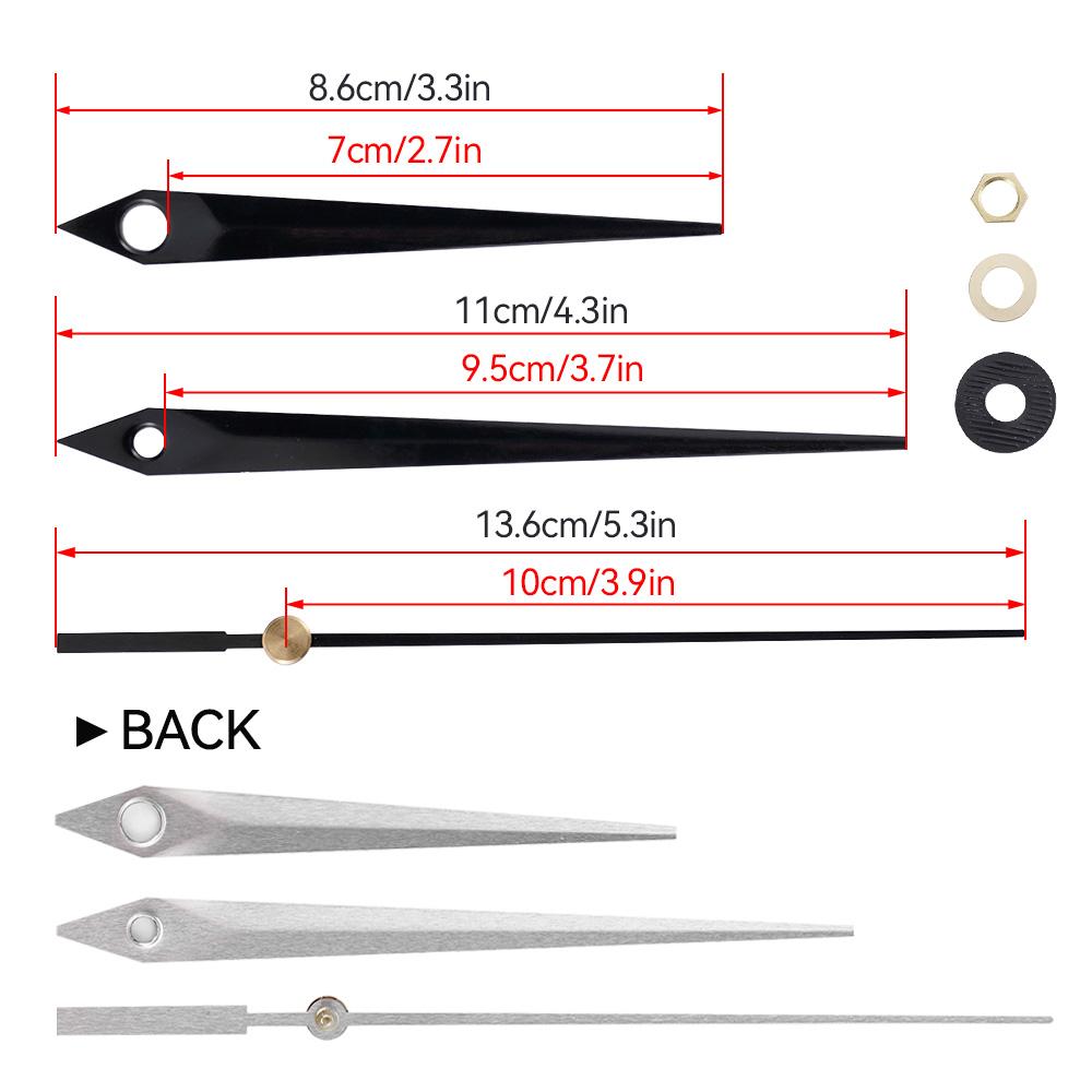 6168 Model Quartzový Hodinový Strojek Motorový Mechanismus Sada DIY Nástěnné Hodiny Tichá Ručička Náhradní Strojek Mechanismus Opravný Nástroj