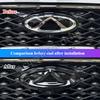 For Chery Tiggo 8 Plus Pro Arrizo 8 Tiggo 9 7 Plus 2025 Black Front Emblem Modification Sticker Covering Styles Logo Cover HH2