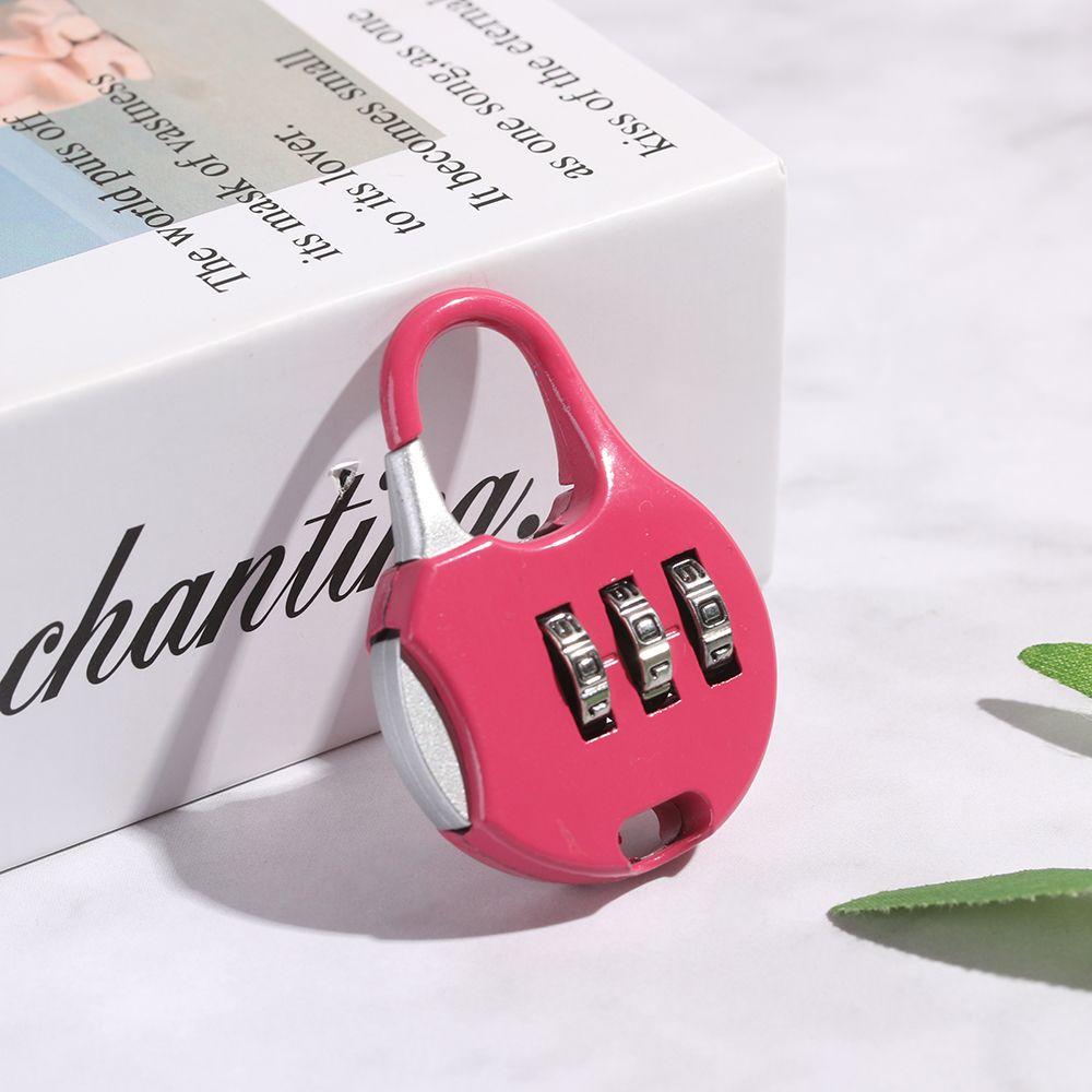 1pcs Mini Metal Outdoor Combination Code Gym Diary Protector Luggage Security Tool Password Lock Padlock 3 Digit Dial