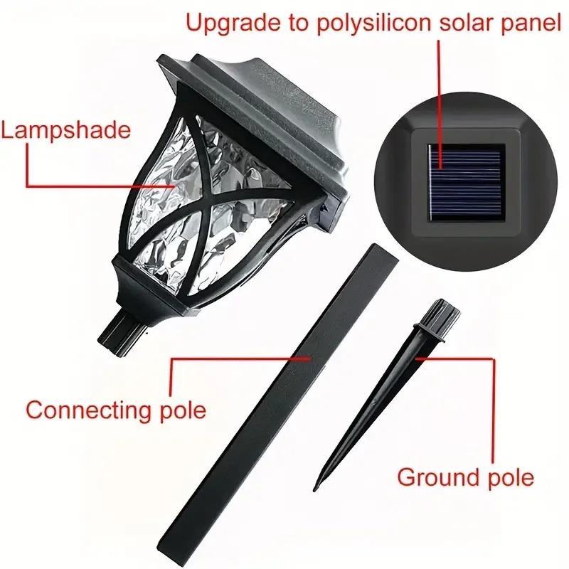 LED Solar Gartenleuchte Außendekoration Wasserdicht Hof Boden Rasenlampe für Straße Terrasse Halloween Weihnachtsdekoration