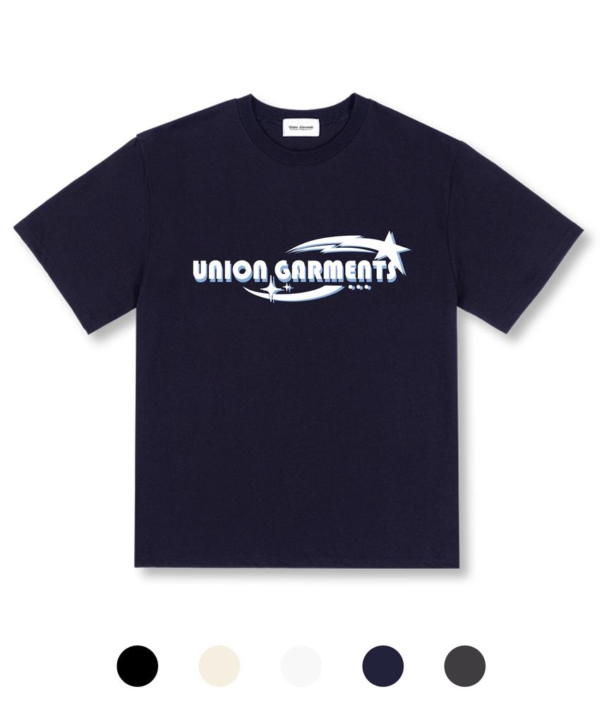 UNION GARMENTS Spiral Logo Oversized Short Sleeve T-Shirt 5 Colors