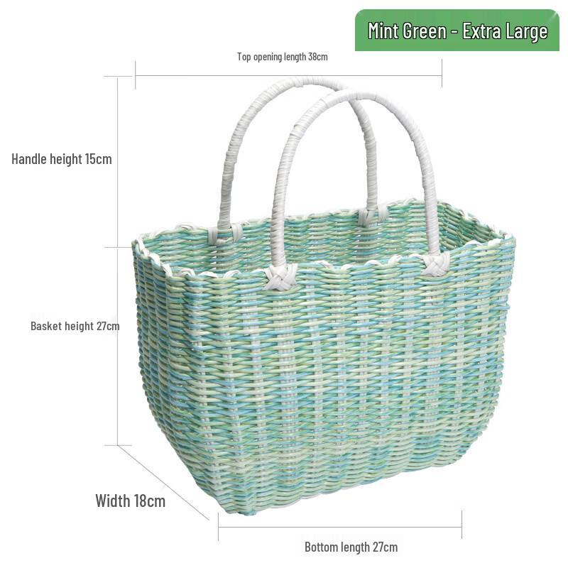 Portable Picnic & Shopping Basket