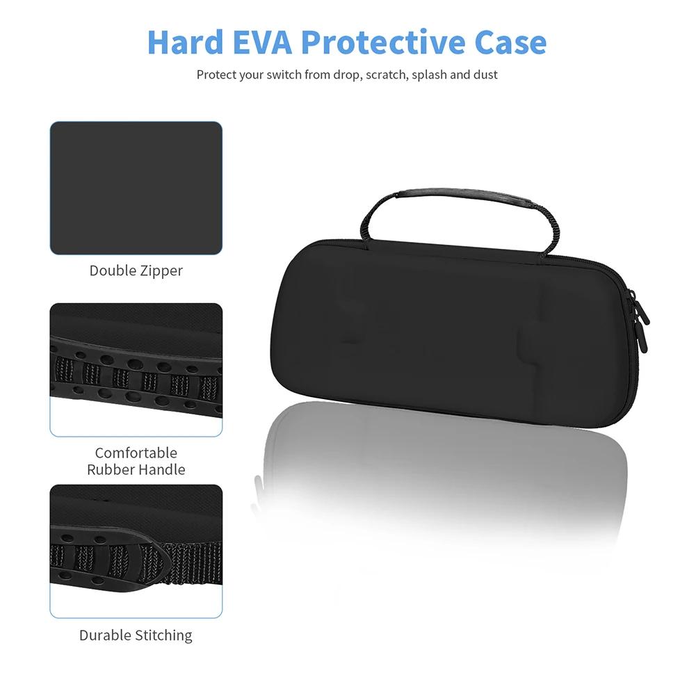 

Для Rog Ally X Gaming Handheld Storage Bag Anti-Scratch Travel Case Противоударный защитный чехол для Rog Ally X Аксессуары чёрный