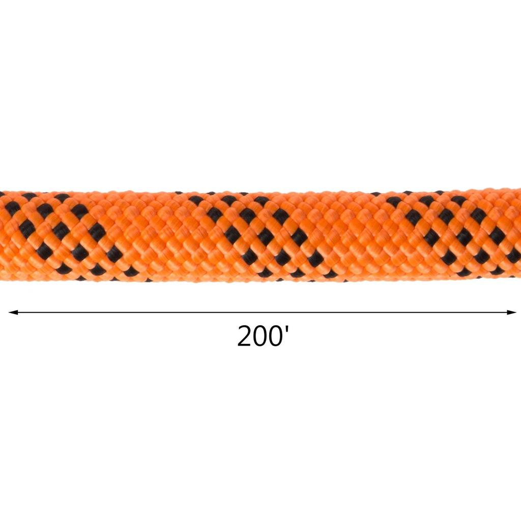 9/16 Inch Double Braid Polyester Rope 200 FT Nylon Pulling Rope 1100LBS High Force Polyester Load Sailing Rope(9/16In-200Ft)