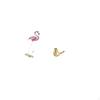 Flamingo Resin Bird Sculpture Modern Art Figurine with Metal Stand for Garden Pond Flowerbed Golden