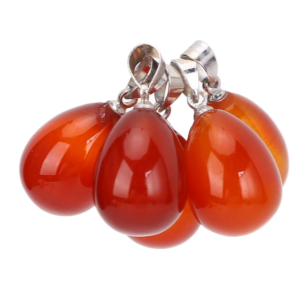 Pendants 5pcs Agate Stone Hanging Decoration For Necklace Earrings Bracelet Keychain Making