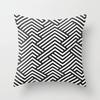 45*45cm Home Decoration Abstract Geometric Sunset Rainbow Pink Pillowcase Bed Living Room Sofa Office Seat Cushion Cover