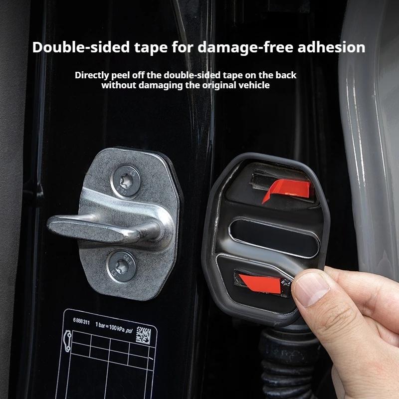 4 Stück Auto Türschloss Abdeckaufkleber Für BMW X1 X3 X4 X5 3er 5er Serie G32 F48 G01 G20 G02 F15 G05 G07 G11 G22 G30 G26 G45 G60 U10 U11
