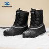 Hapi Bear Men's Mid-Calf British Style Snow Boots - Cold-Resistant Winter Cotton Boots