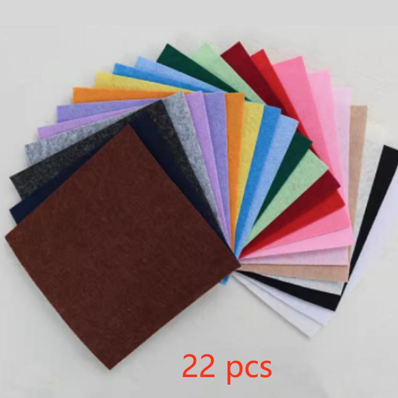 1mm Non-Woven Fabric Mixed Color DIY Handmade Paper Cutting Felt Cloth For Kindergarten Scrapbooking Doll Home DecorationTJ10300
