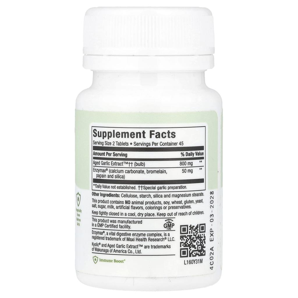 Kyolic®, Aged Garlic Extract™, 90 Tablets