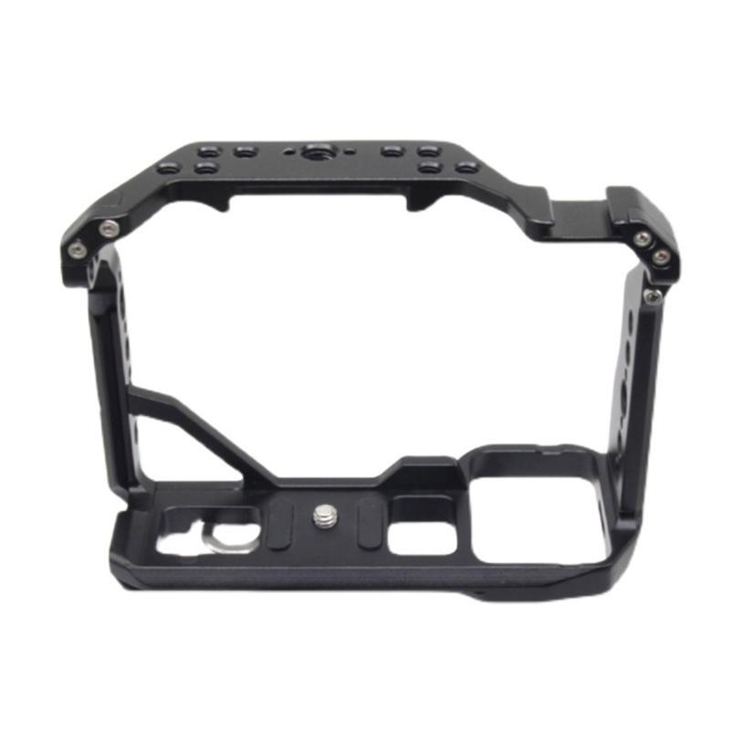 Camera Cage with 1/4 3/8 Threaded Holes Multiple Cold Shoe Mounts For A7M4 A9II A7s3 Camera Accessory Attachment