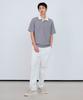 MINDBRIDGE White One-Pleat Relaxed Fit Linen-Like Elastic Pants