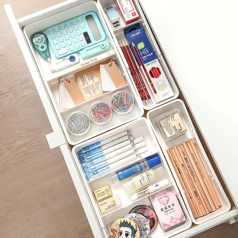 Expandable Drawer Organizer 1 Pack, Adjustable Divider for Kitchen Utensils Cutlery and Office Desk Supplies Storage Rack