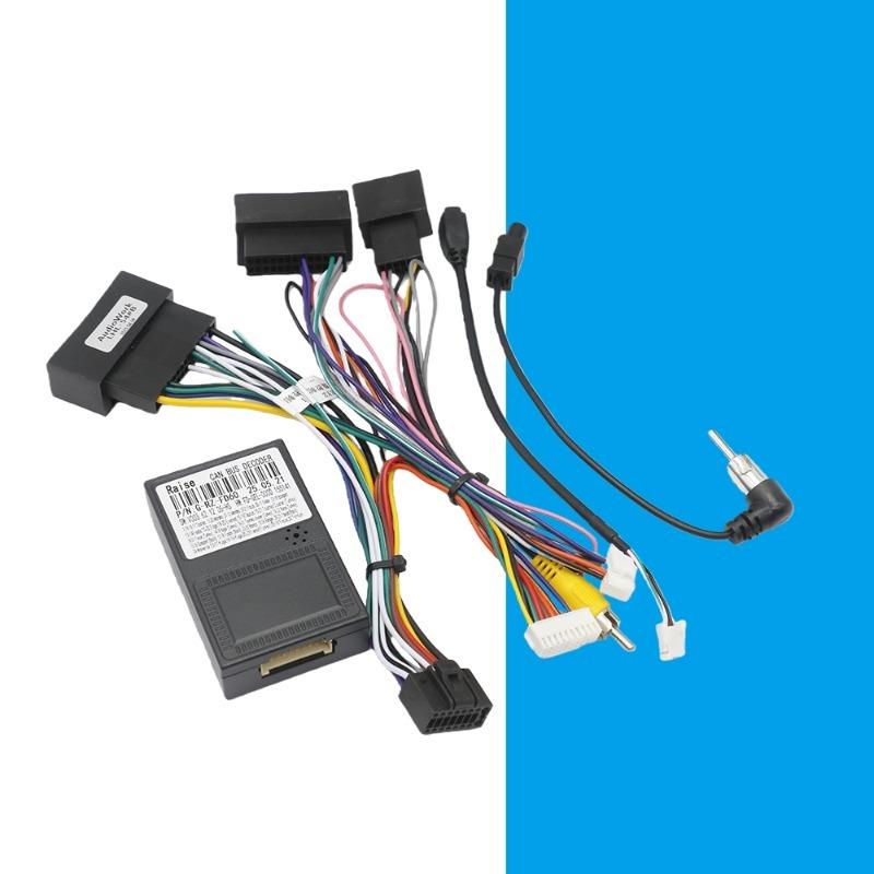 For FORD Transit Tourneo 2017 Car Android Radio Frame Fascia Stereo Panel Harness Wire Canbus Box Dashboard Mount Kit