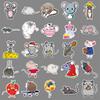 50 Mouse Personality Cartoon Animal Children's Gum Decorative Water Cup Suitcase Skateboard Graffiti Stickers