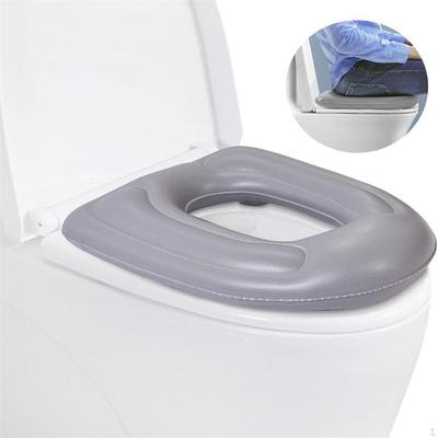 Aufblasbare Toilette Aufblasen Vielseitig Praktisch Multifunktion mit Saugnäpfen Stützkissen für