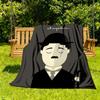 1pc Charlie Chaplin Outdoor Blanket Lightweight Flannel, Soft & Warm, All-Season Use for Sofa, Outdoor, Camping, Living Room, Office063