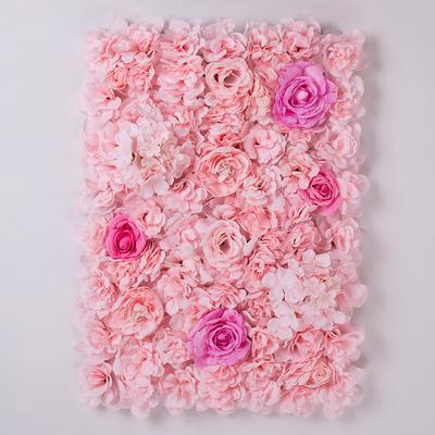 60X40CM Artificial Silk Rose Flower Wall Wedding Christmas Decoration Decorative Silk Hydrangea Wedding Decoration Backdrop