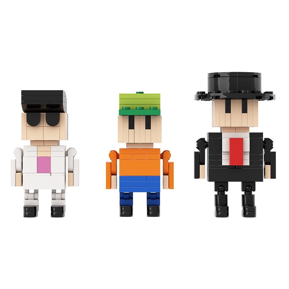 Gobricks Moc Falling Battle Baustein Set Diy Kreatives Spielzubehör Kleinteile Montage Spielzeug Für Jugendliche