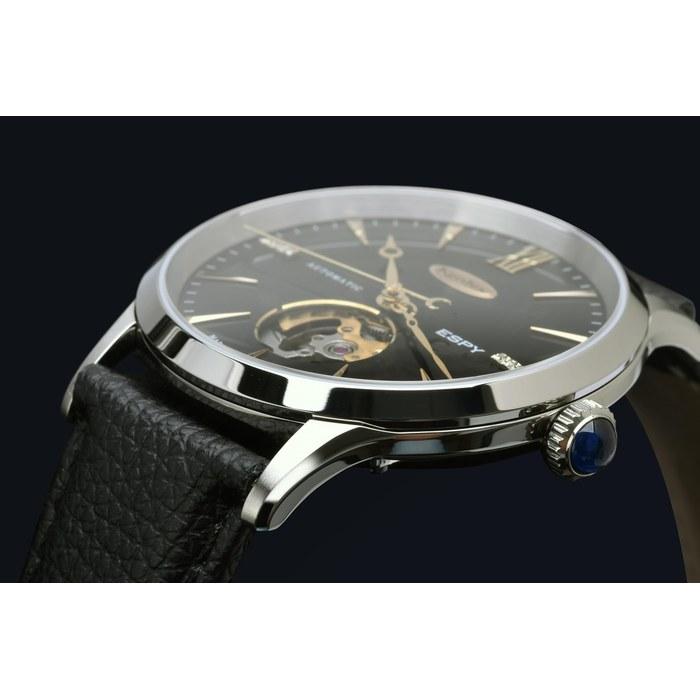 [Kentex] Watch Automatic ESPY Dress Open Heart Limited 188 E660M-01 Black