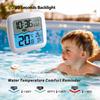 Wireless Floating Thermometers BT Connection Pool Water Thermometer LCD Display Thermometer for Swimming Pool Bathrooms Aquarium