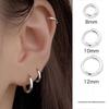 S925 Silver Needle Statement Hoop Earrings - Elegant, Versatile, Lightweight, Simple Luxury for Women