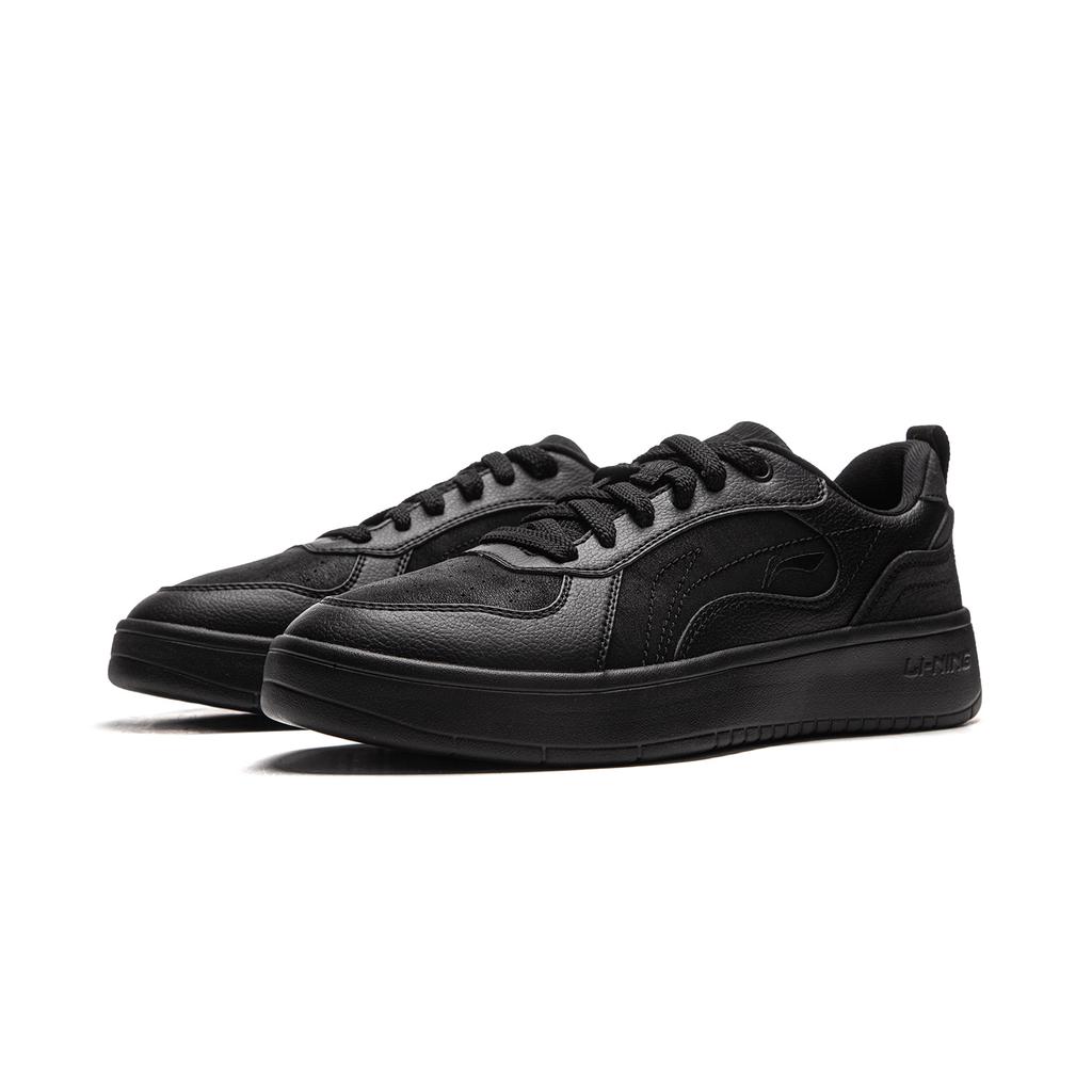 New LiNing Spike Years Anti Slip Wear Resistant Low Top Skateboard Shoes Men's Black AGCV311-6